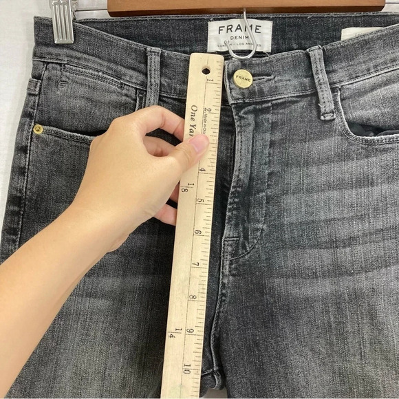 Frame Denim Le High Skinny Light Distressed Jeans Size 27 - Picture 6 of 10